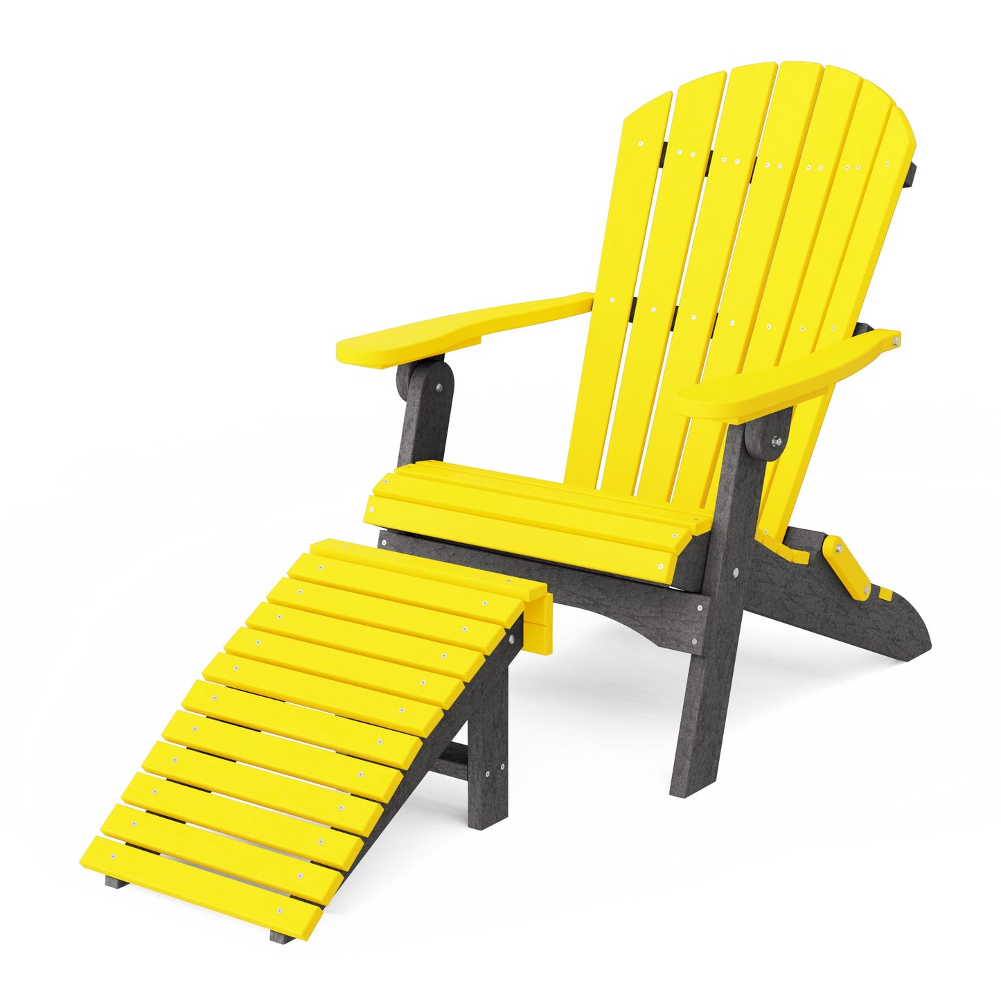 Heritage Folding Adirondack Chair with Ottoman