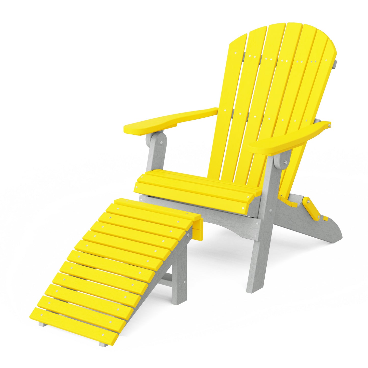 Heritage Folding Adirondack Chair with Ottoman