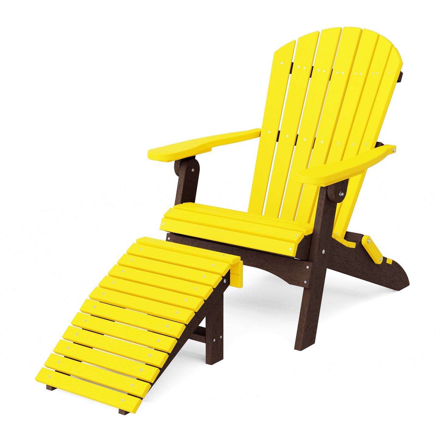 Heritage Folding Adirondack Chair with Ottoman