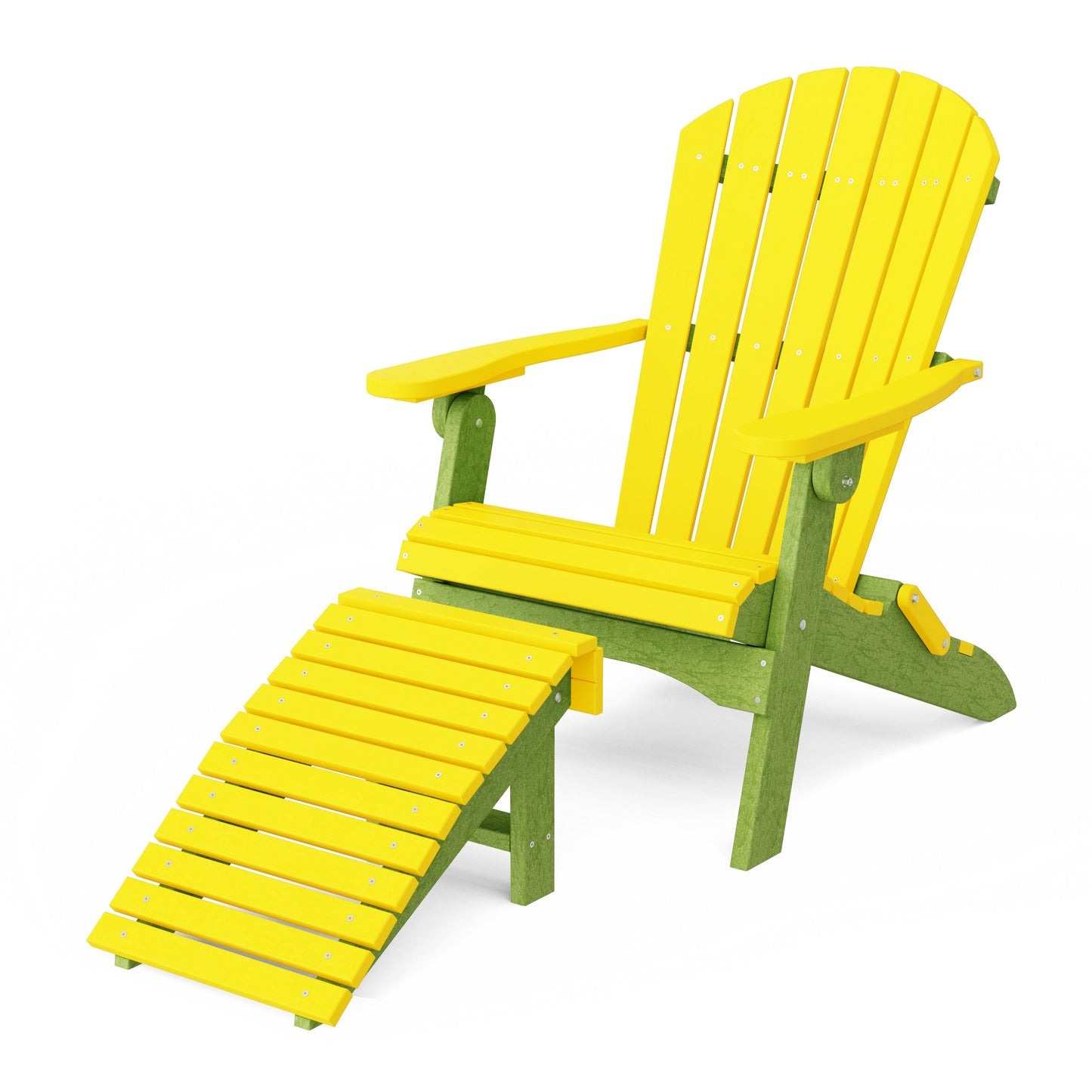 Heritage Folding Adirondack Chair with Ottoman