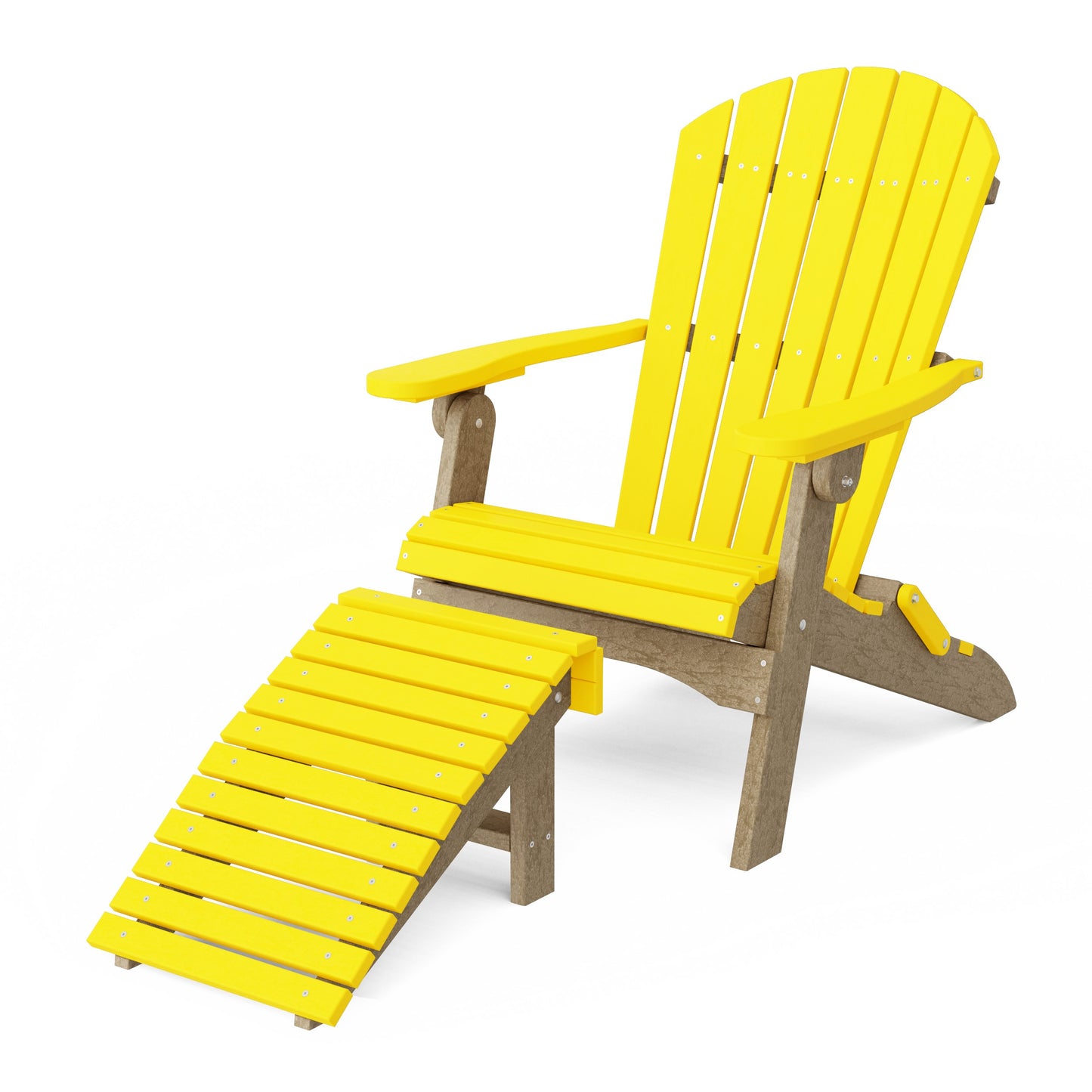 Heritage Folding Adirondack Chair with Ottoman