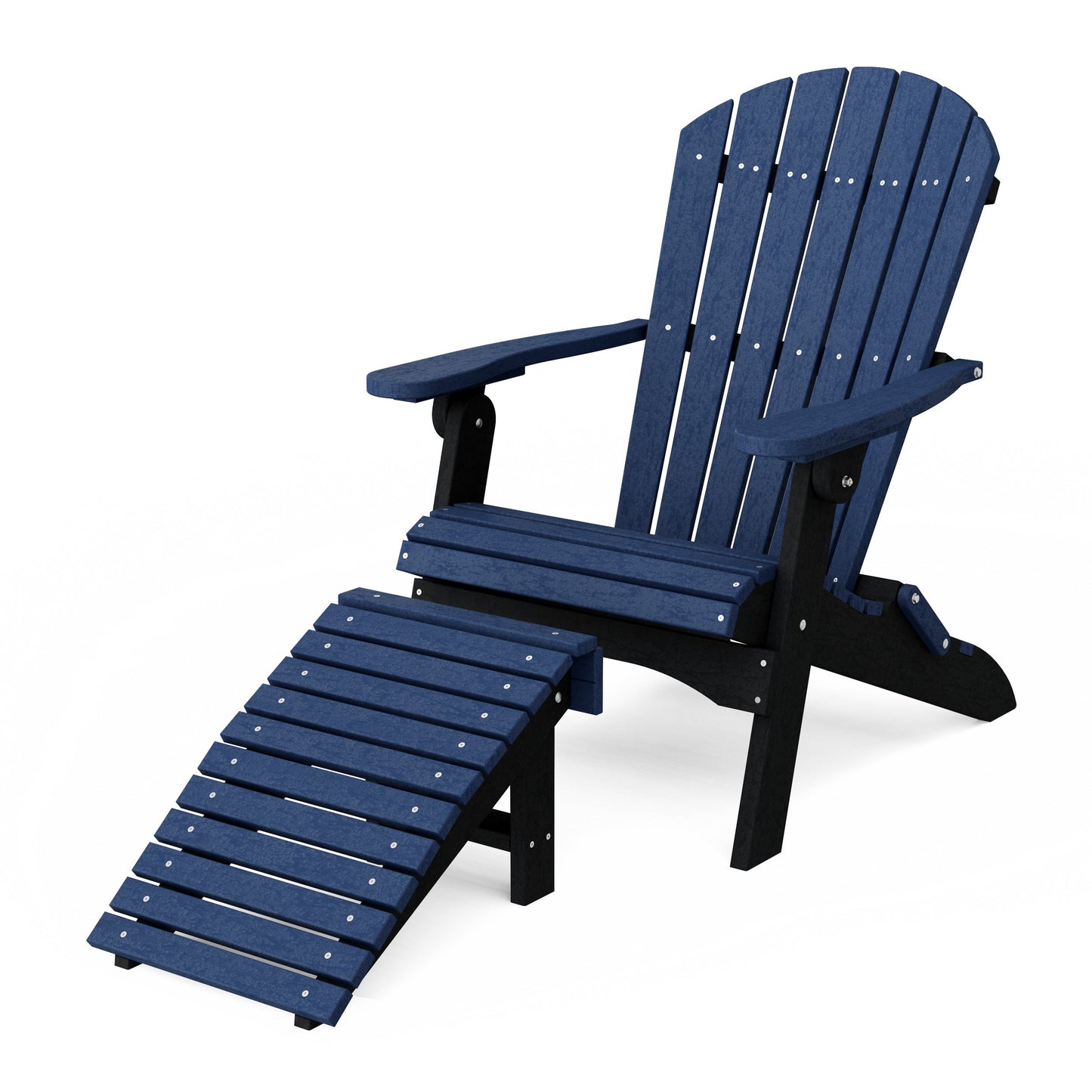 Heritage Folding Adirondack Chair with Ottoman