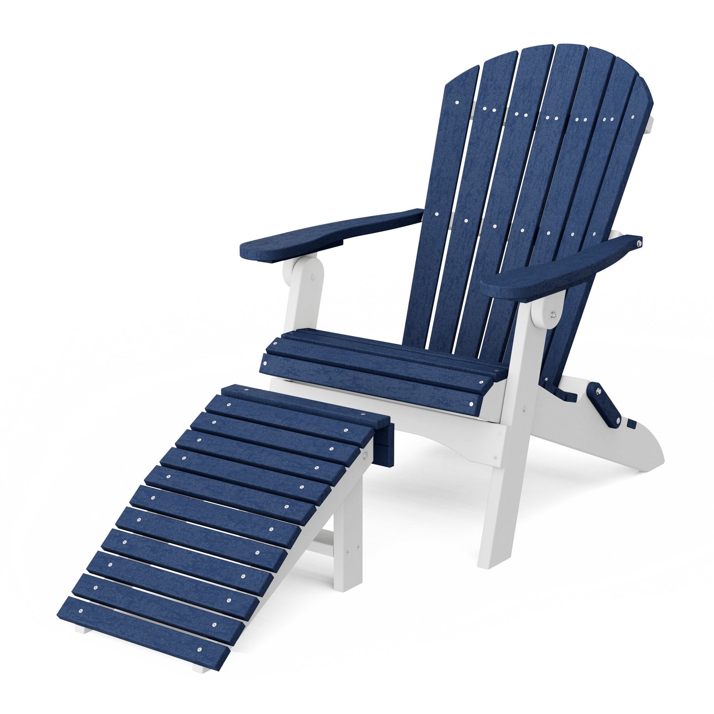 Heritage Folding Adirondack Chair with Ottoman