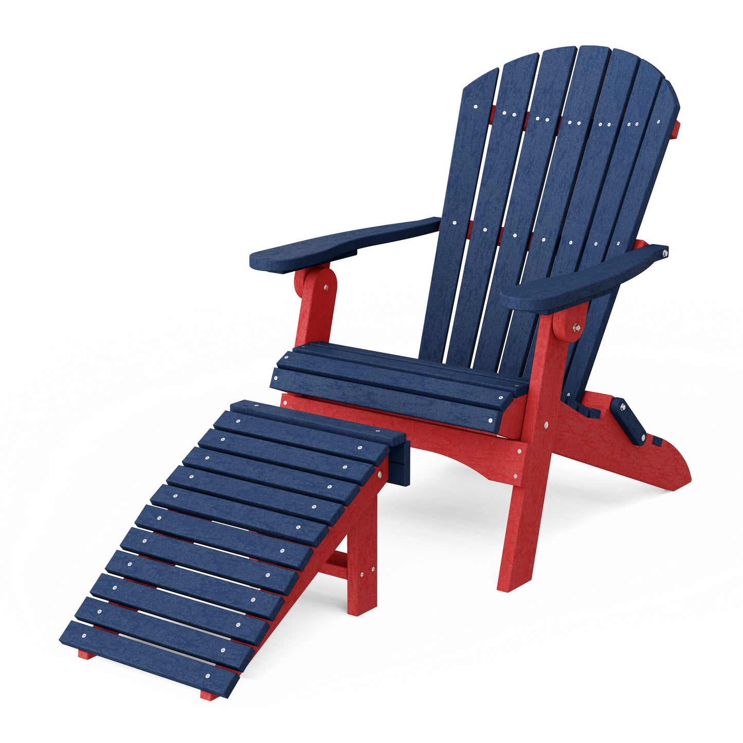 Heritage Folding Adirondack Chair with Ottoman