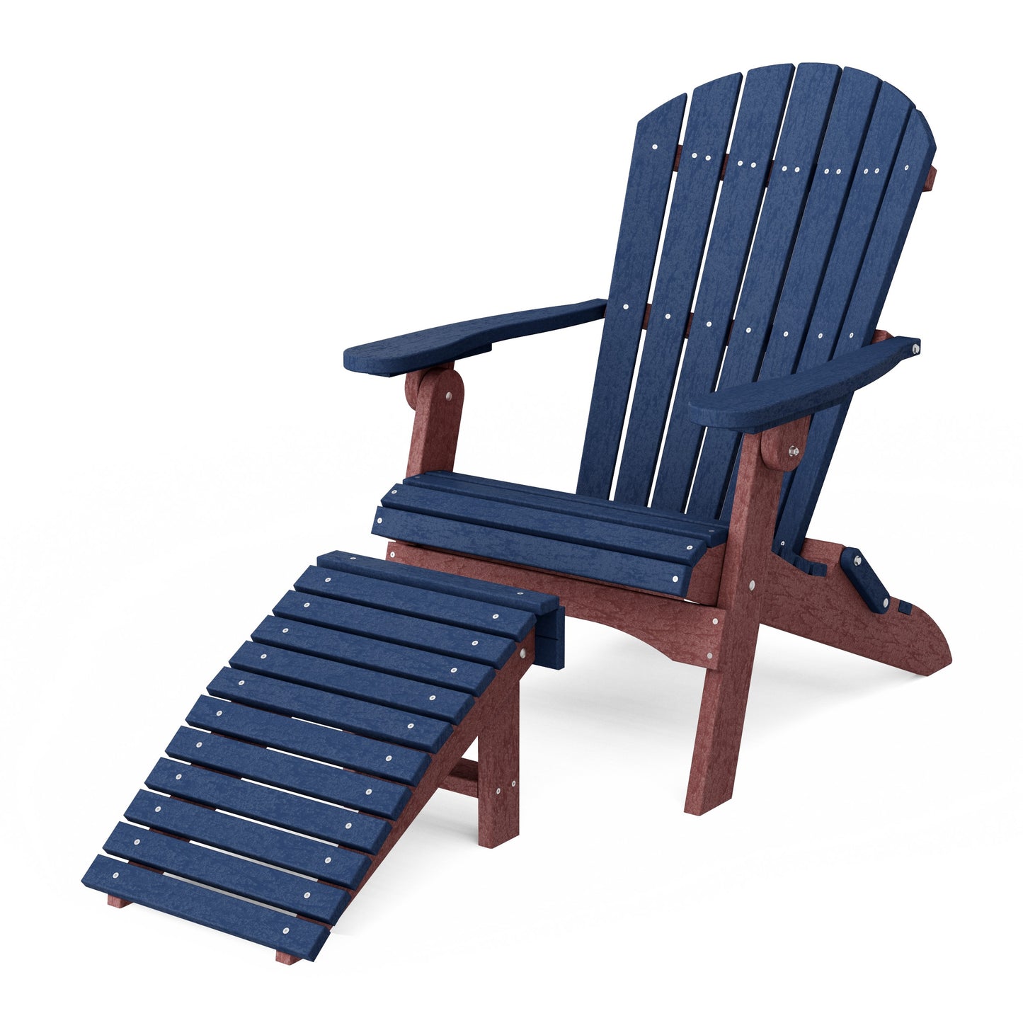 Heritage Folding Adirondack Chair with Ottoman