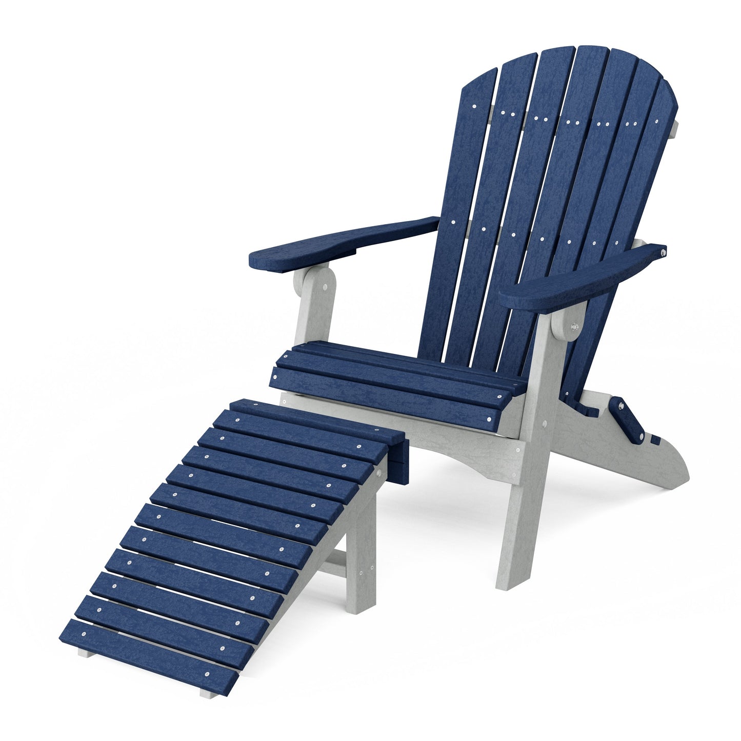 Heritage Folding Adirondack Chair with Ottoman