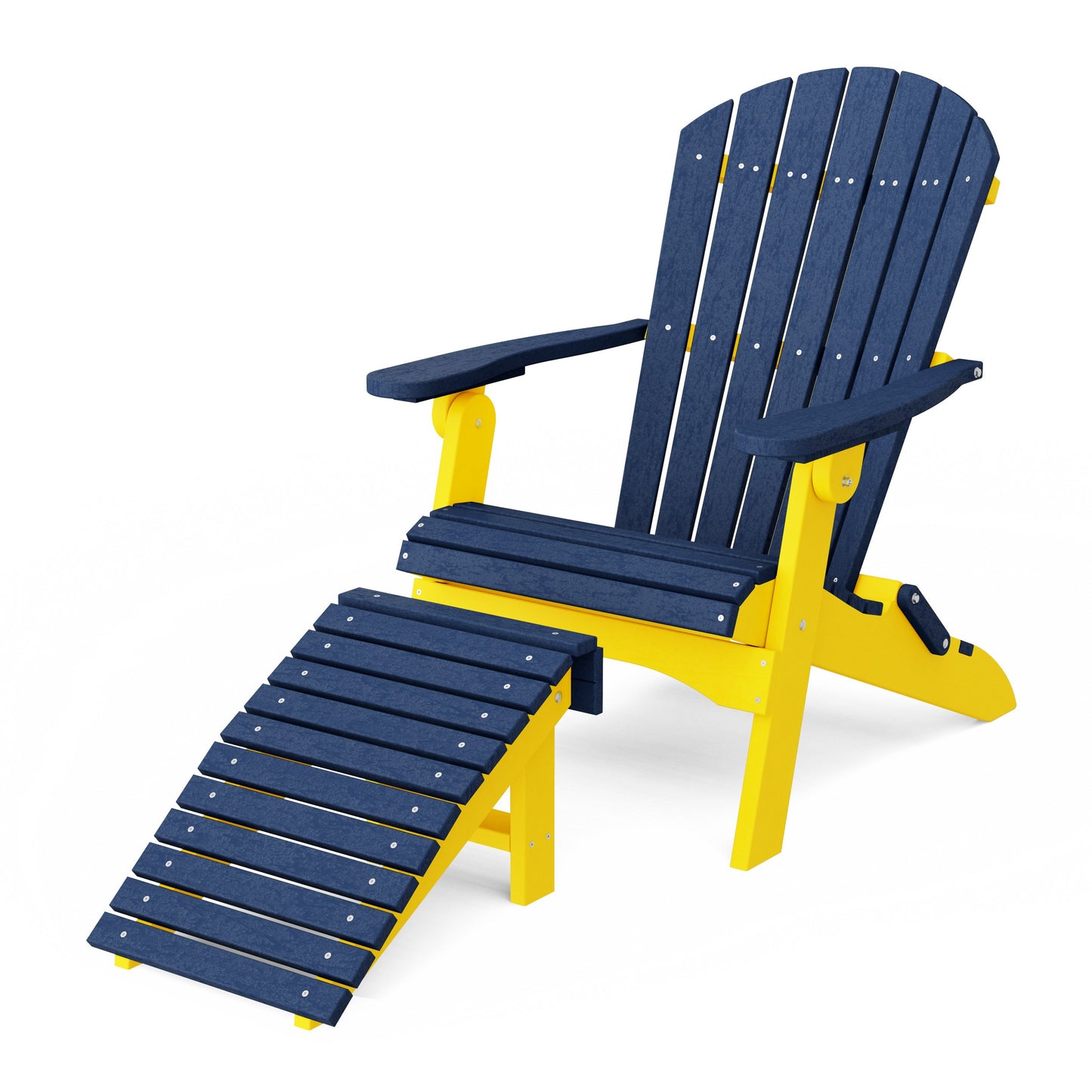 Heritage Folding Adirondack Chair with Ottoman