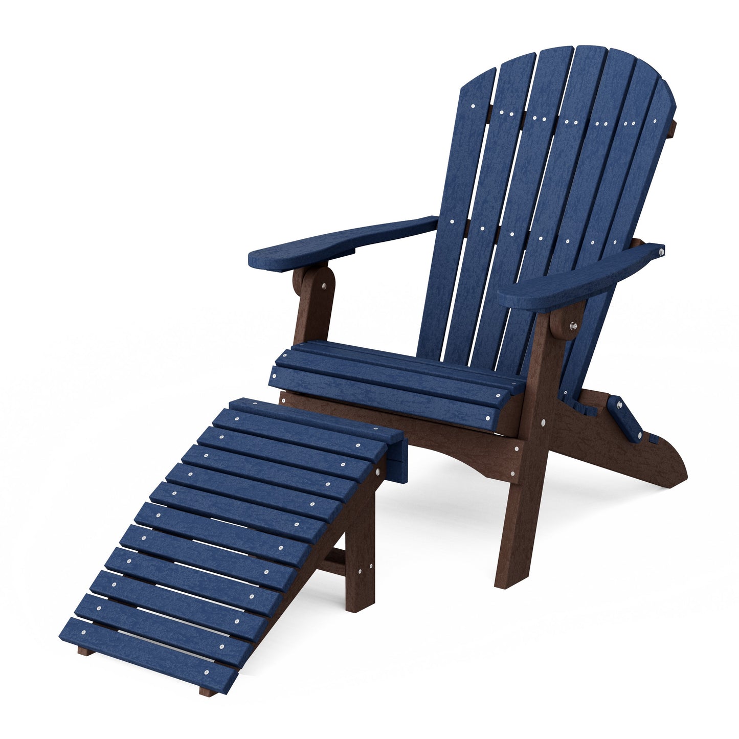 Heritage Folding Adirondack Chair with Ottoman