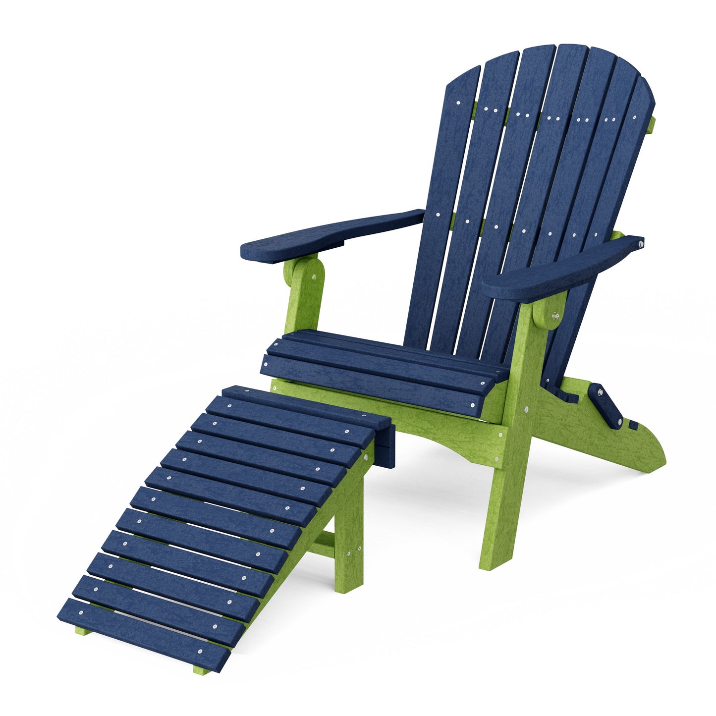 Heritage Folding Adirondack Chair with Ottoman