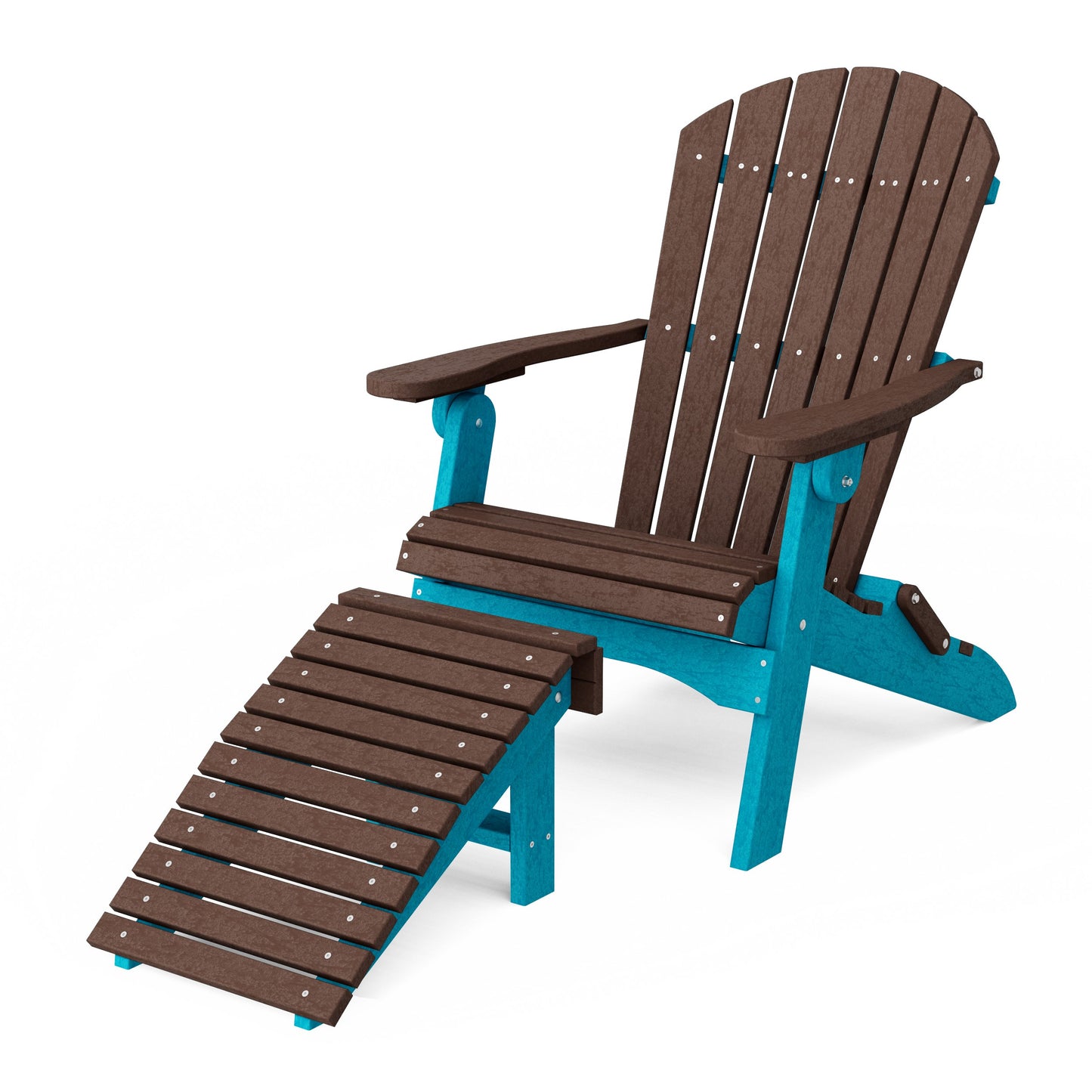 Heritage Folding Adirondack Chair with Ottoman
