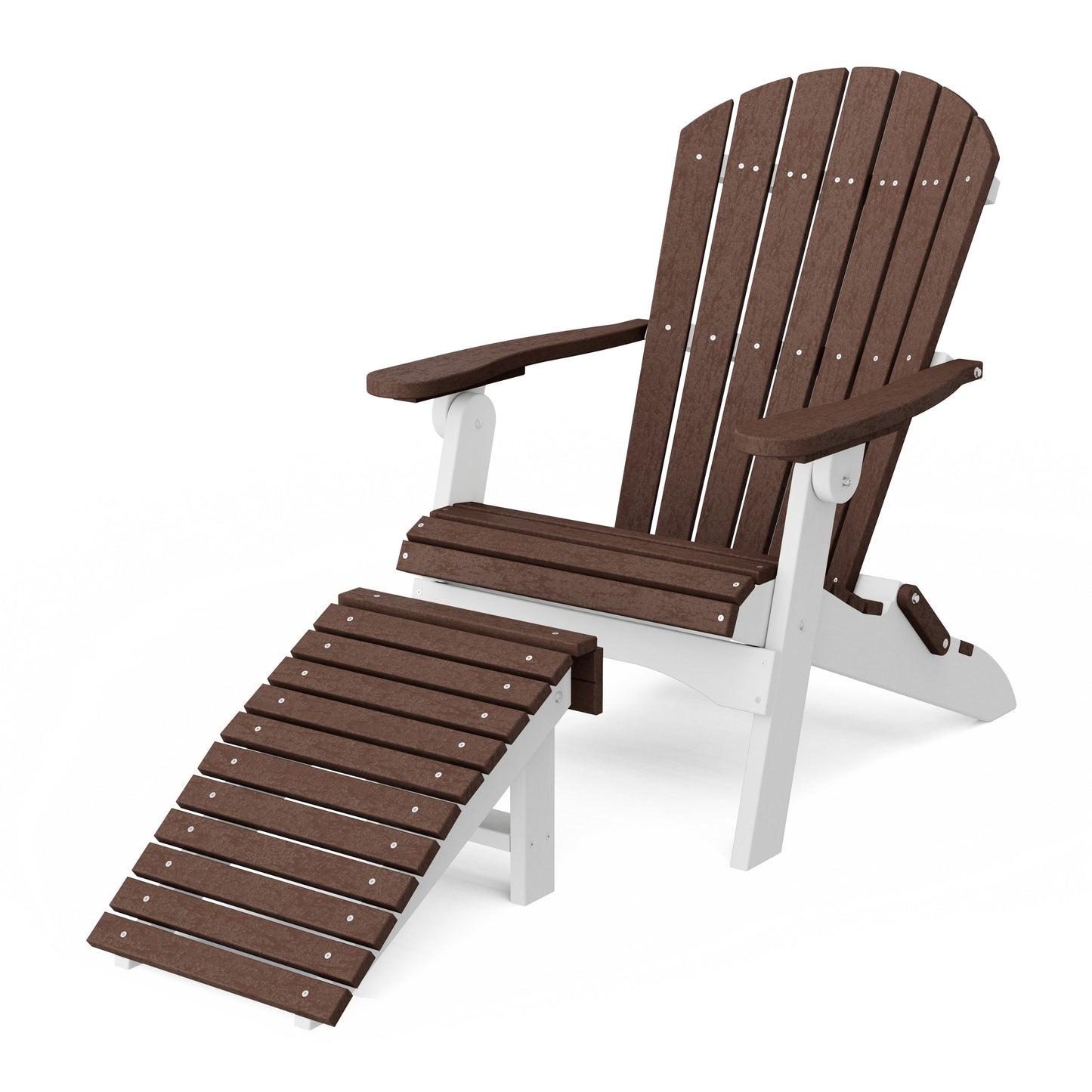 Heritage Folding Adirondack Chair with Ottoman