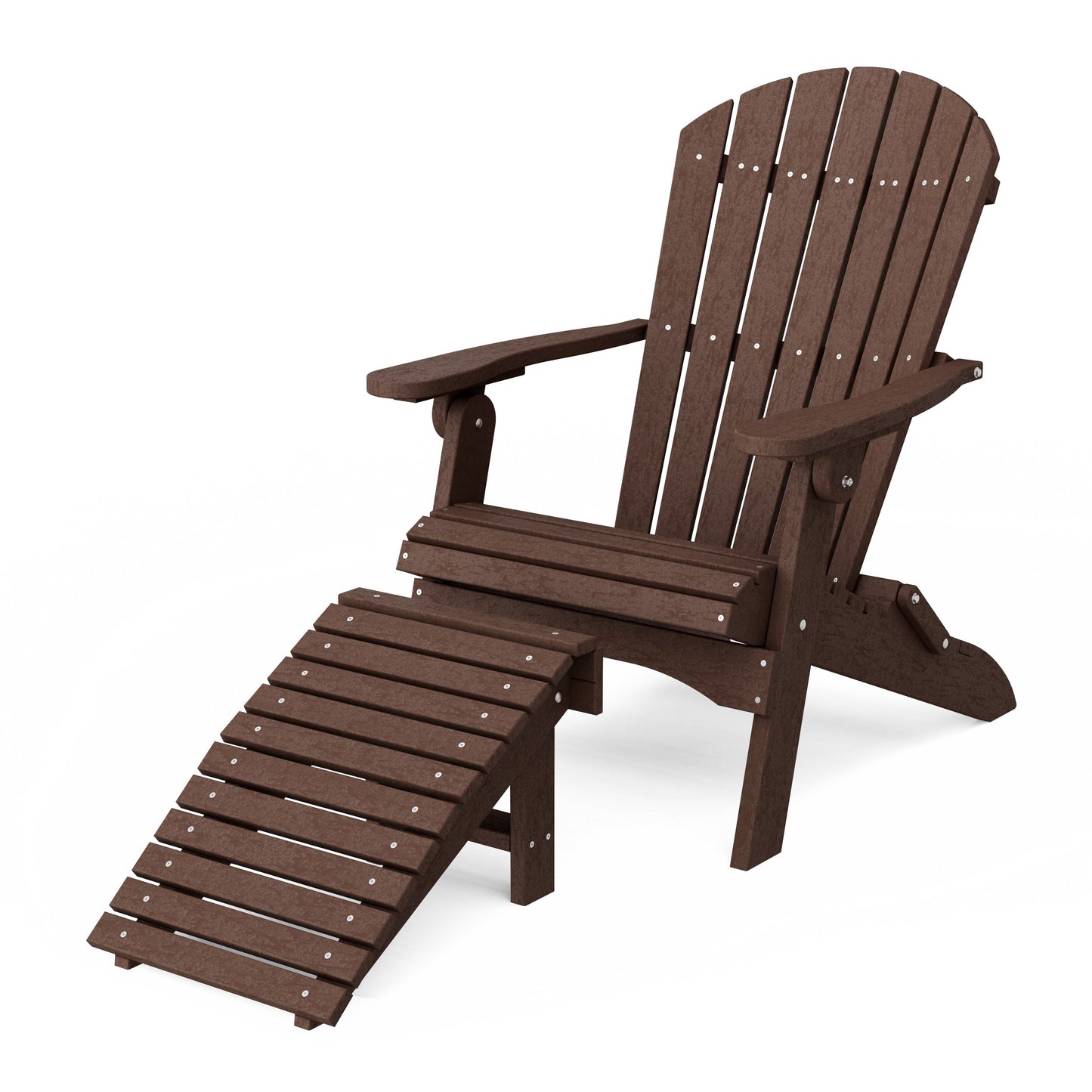 Heritage Folding Adirondack Chair with Ottoman