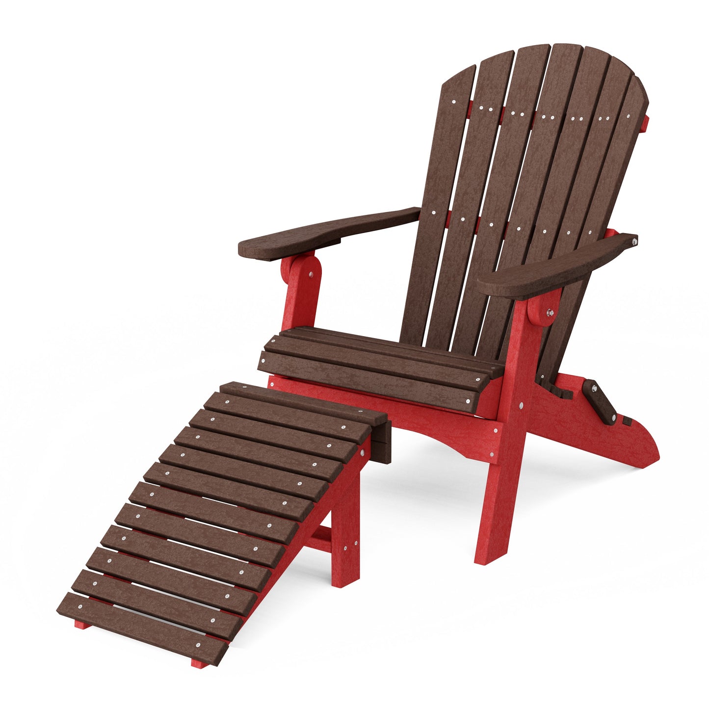 Heritage Folding Adirondack Chair with Ottoman