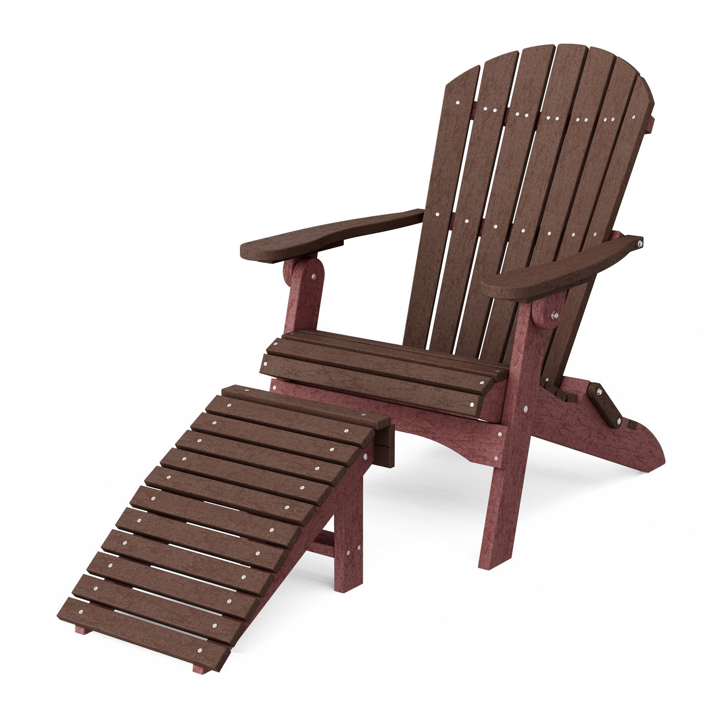 Heritage Folding Adirondack Chair with Ottoman