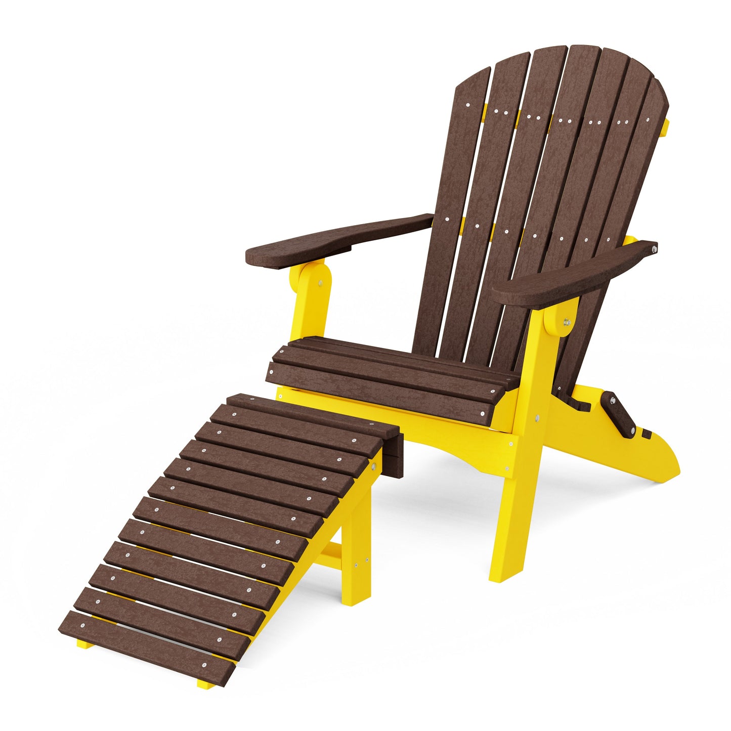 Heritage Folding Adirondack Chair with Ottoman