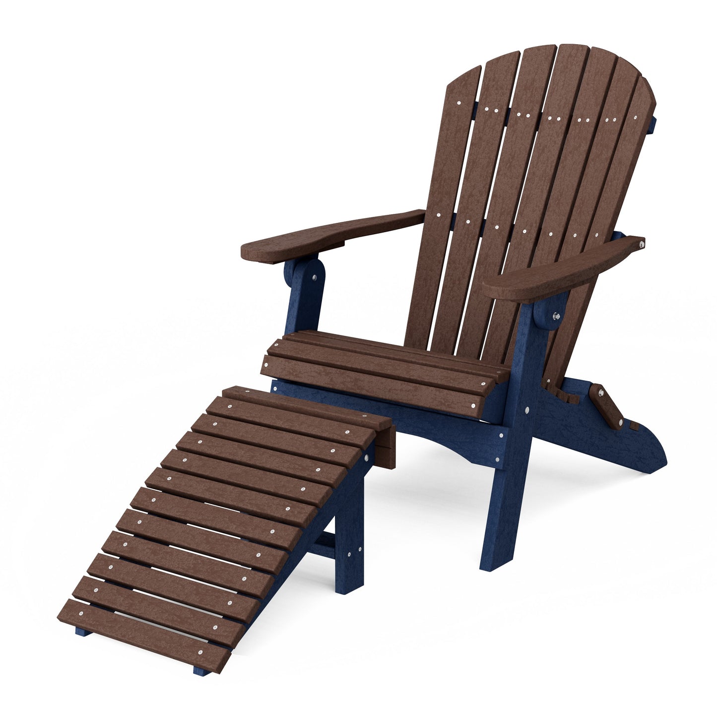 Heritage Folding Adirondack Chair with Ottoman