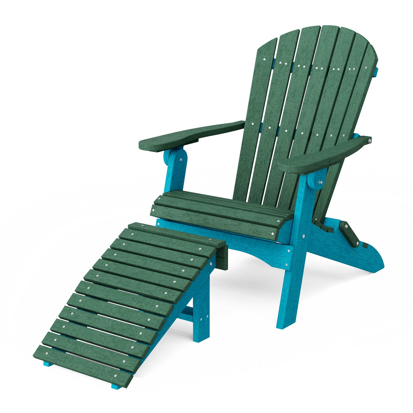 Heritage Folding Adirondack Chair with Ottoman
