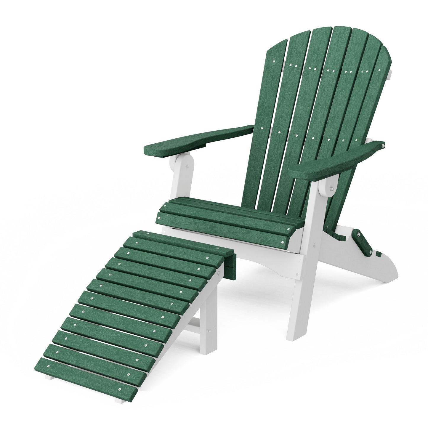 Heritage Folding Adirondack Chair with Ottoman