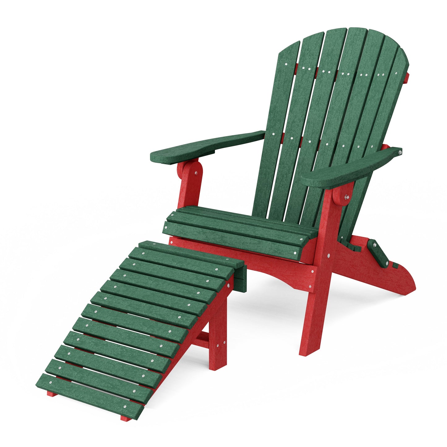 Heritage Folding Adirondack Chair with Ottoman