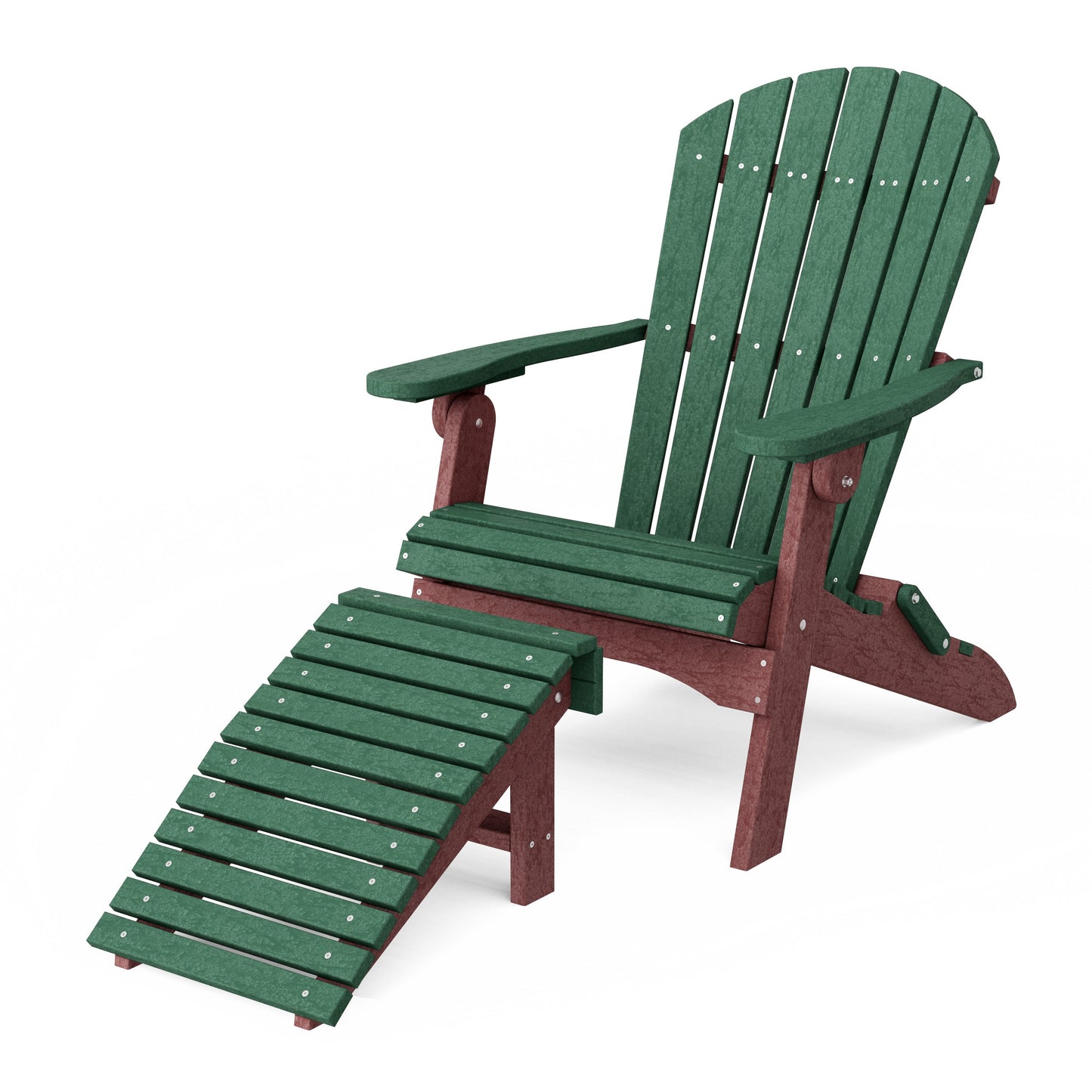 Heritage Folding Adirondack Chair with Ottoman