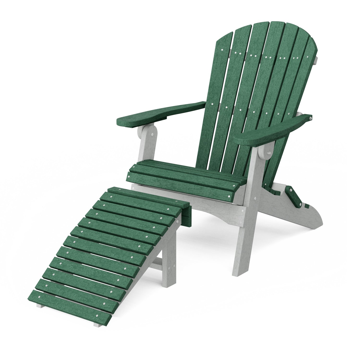 Heritage Folding Adirondack Chair with Ottoman
