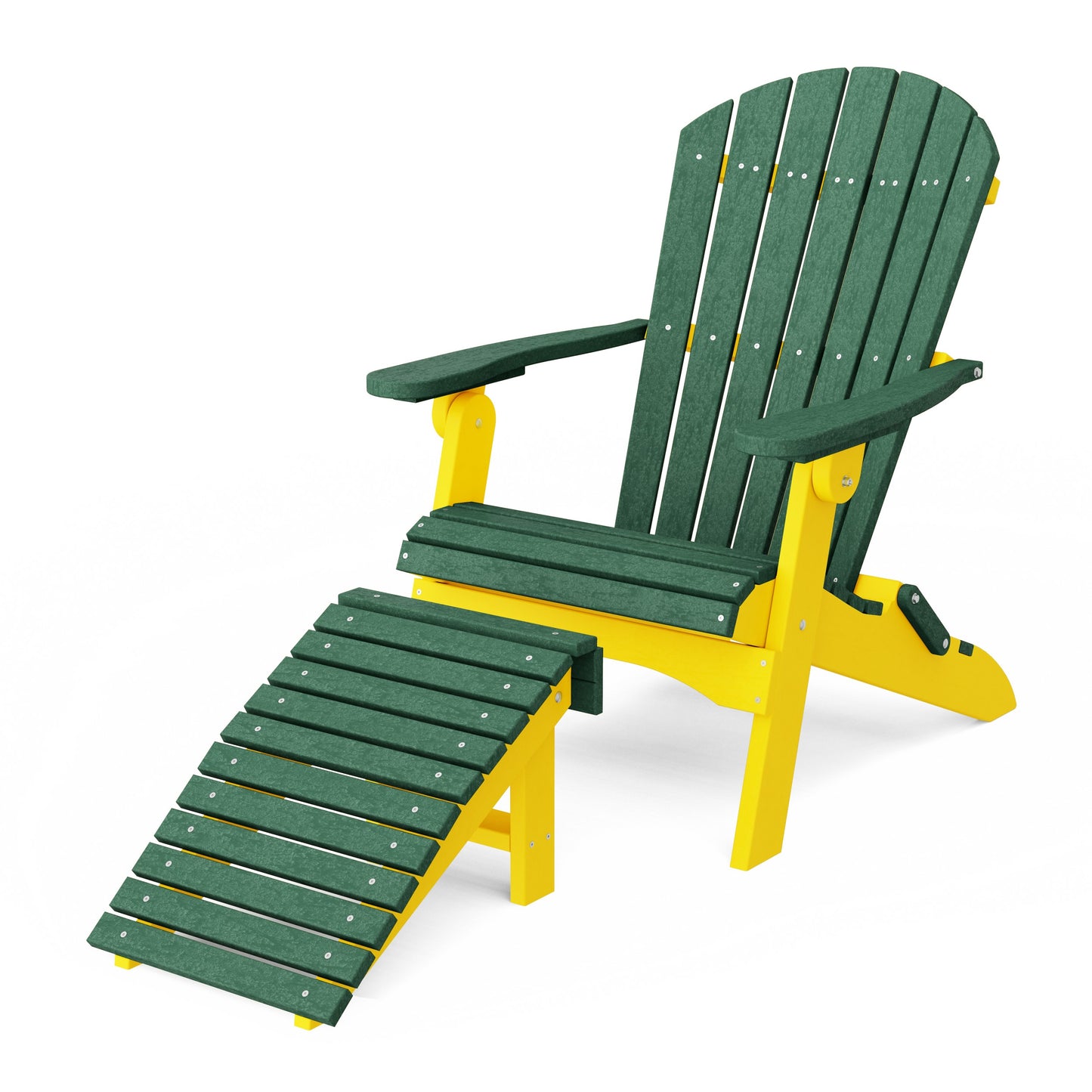 Heritage Folding Adirondack Chair with Ottoman