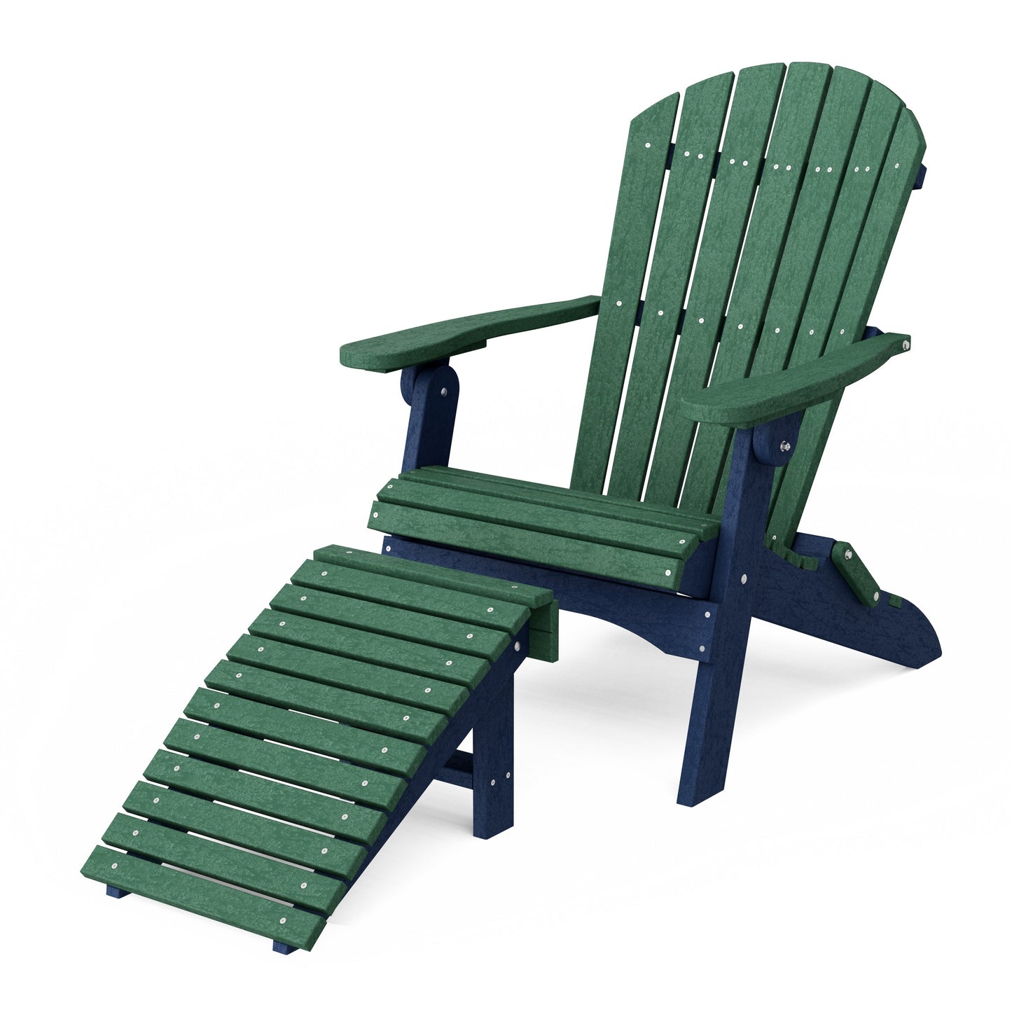Heritage Folding Adirondack Chair with Ottoman
