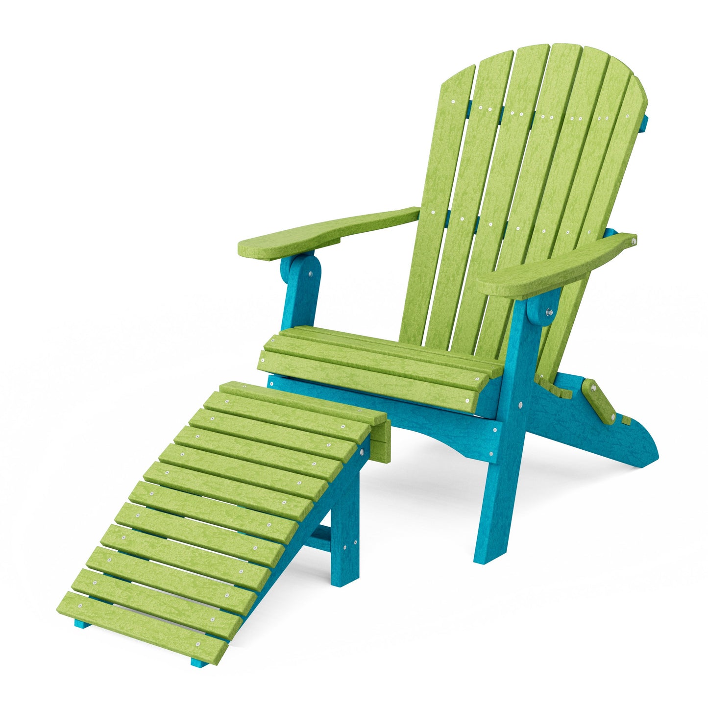 Heritage Folding Adirondack Chair with Ottoman