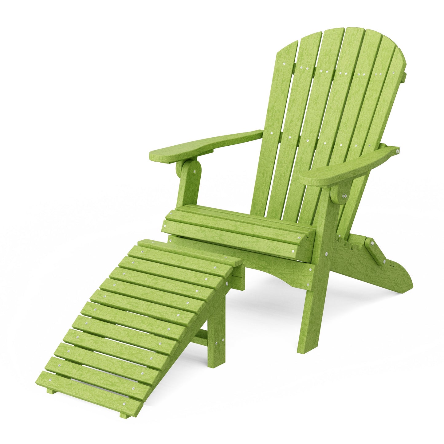 Heritage Folding Adirondack Chair with Ottoman