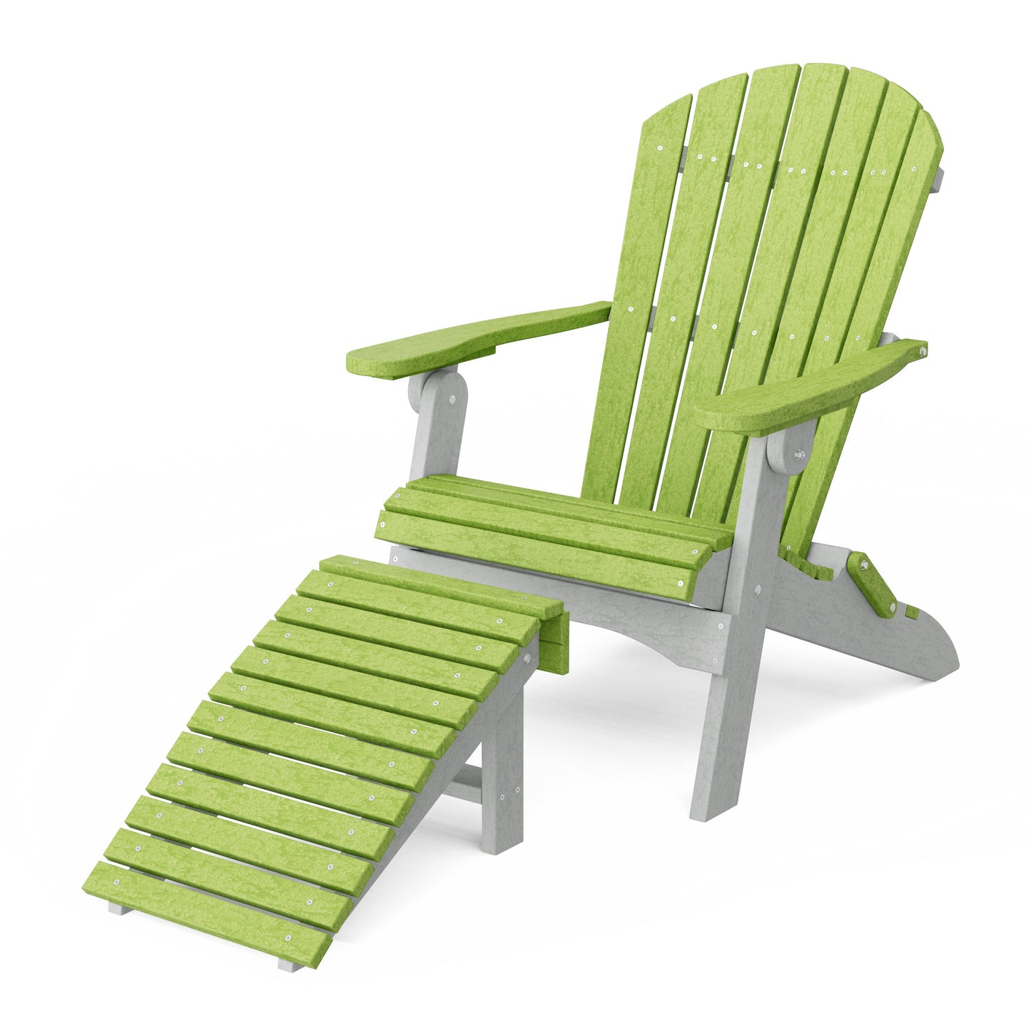 Heritage Folding Adirondack Chair with Ottoman