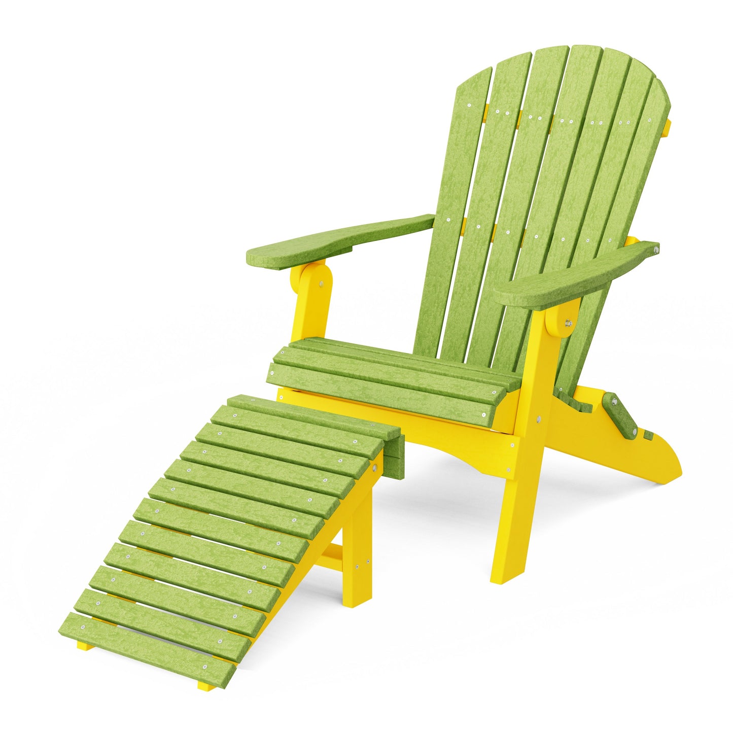 Heritage Folding Adirondack Chair with Ottoman