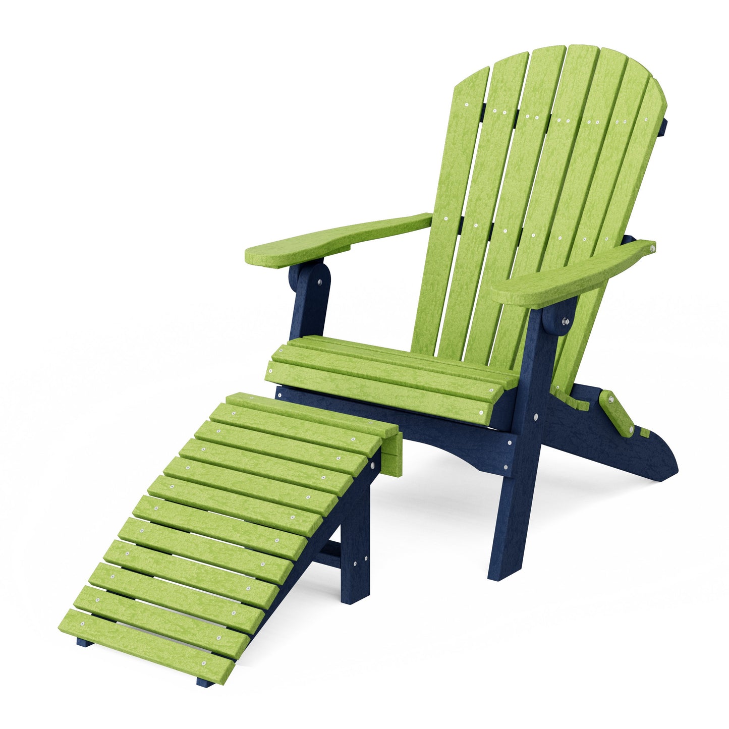 Heritage Folding Adirondack Chair with Ottoman