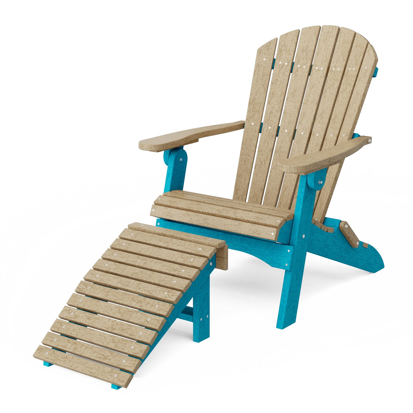 Heritage Folding Adirondack Chair with Ottoman