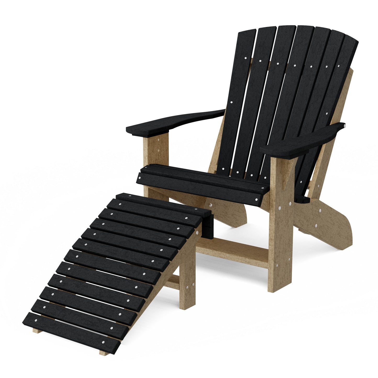 Heritage Adirondack Chair with Footrest