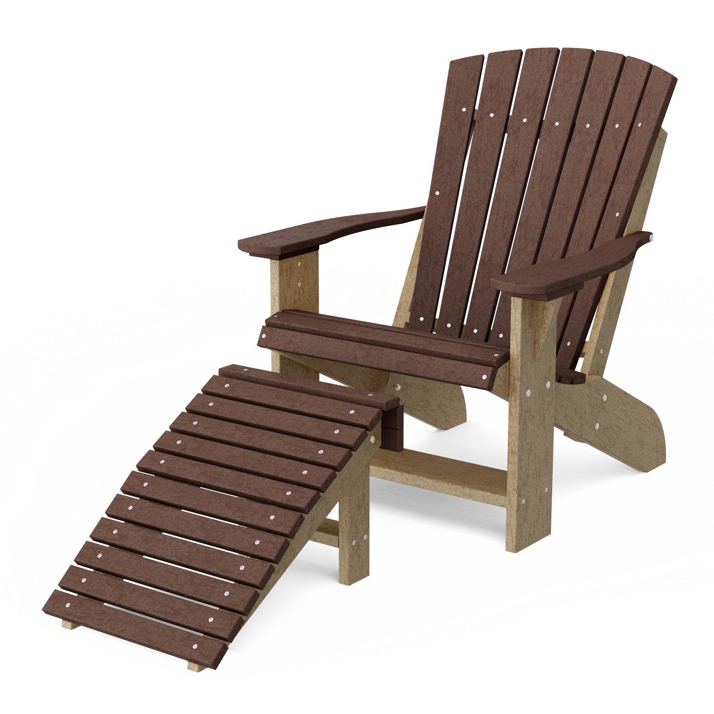 Heritage Adirondack Chair with Footrest