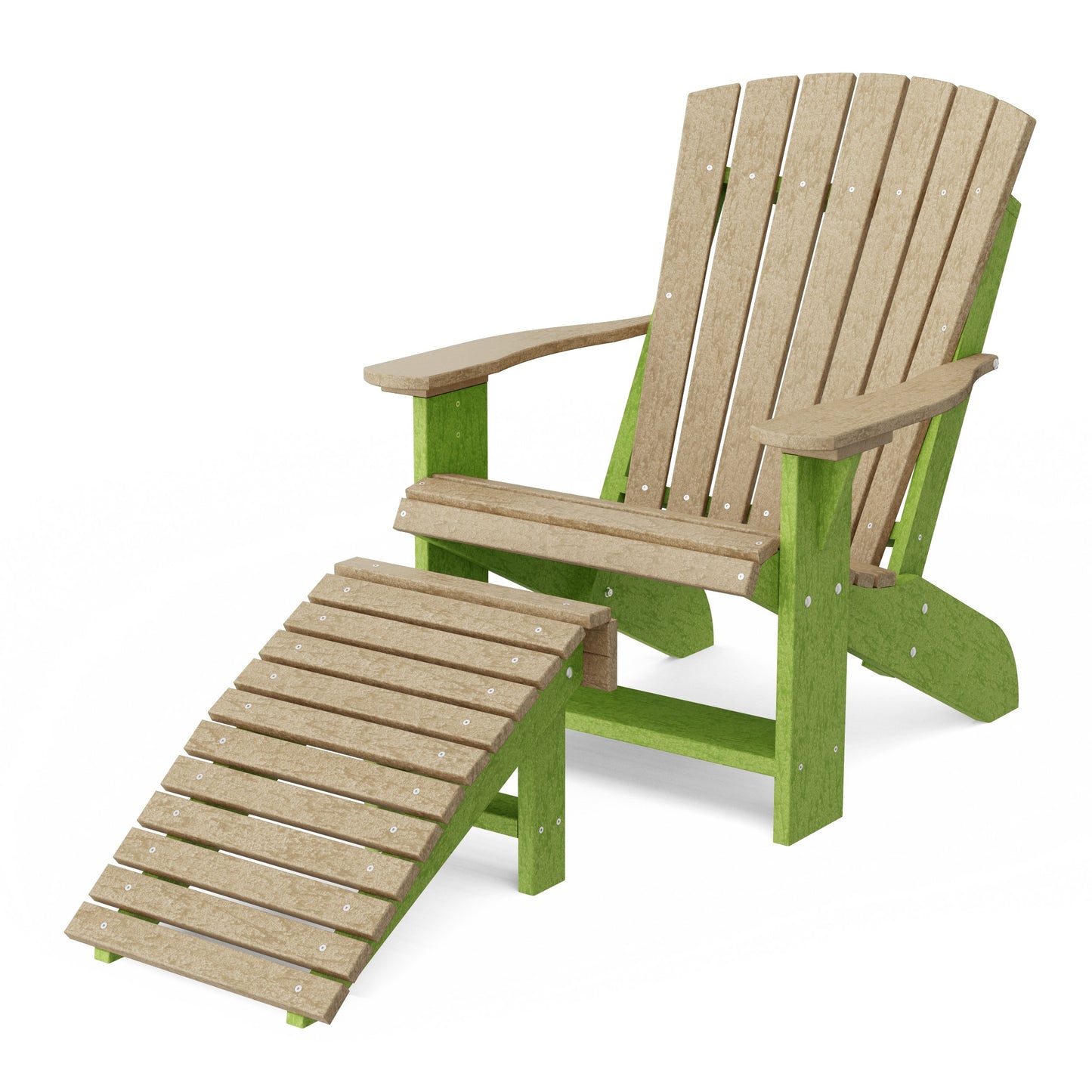Heritage Adirondack Chair with Footrest