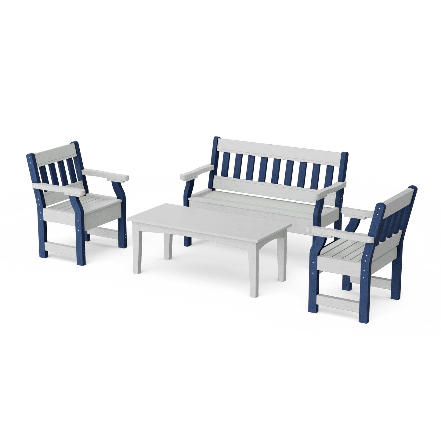 Heritage 4-Piece Garden Table and Bench Set