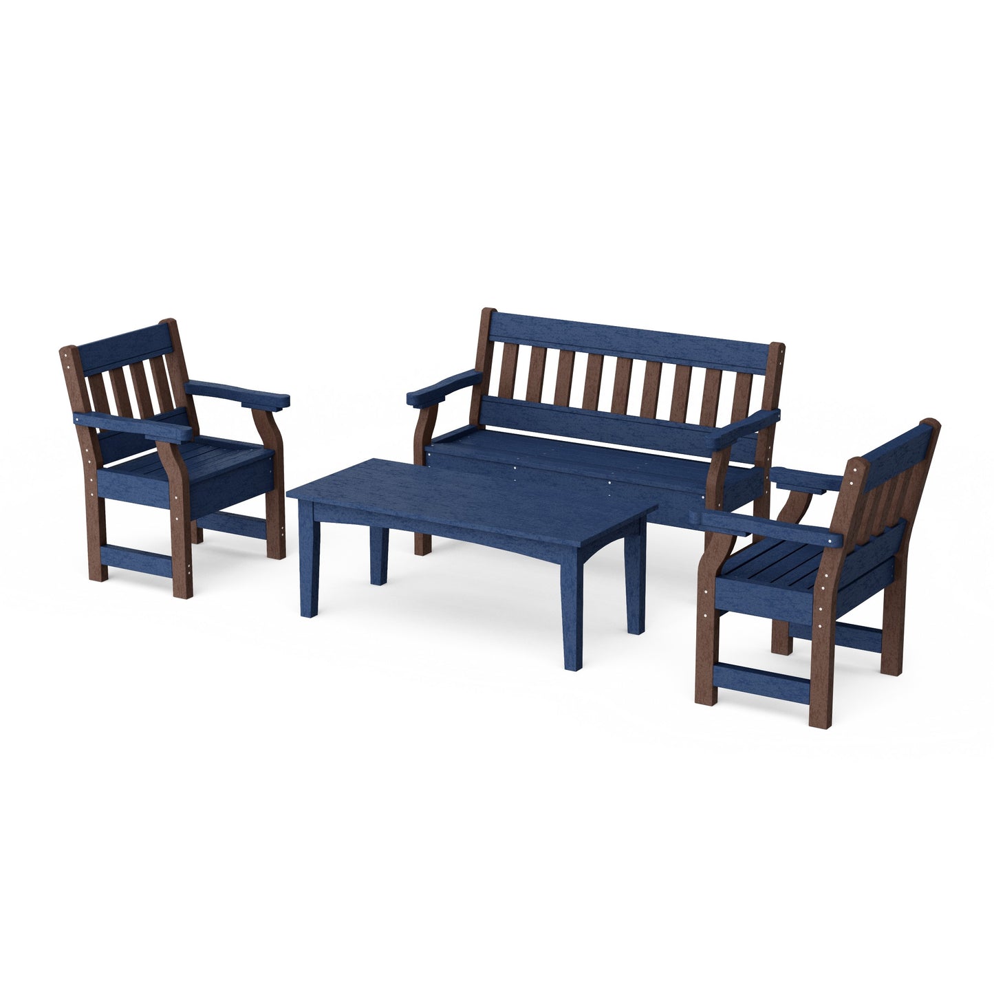 Heritage 4-Piece Garden Table and Bench Set