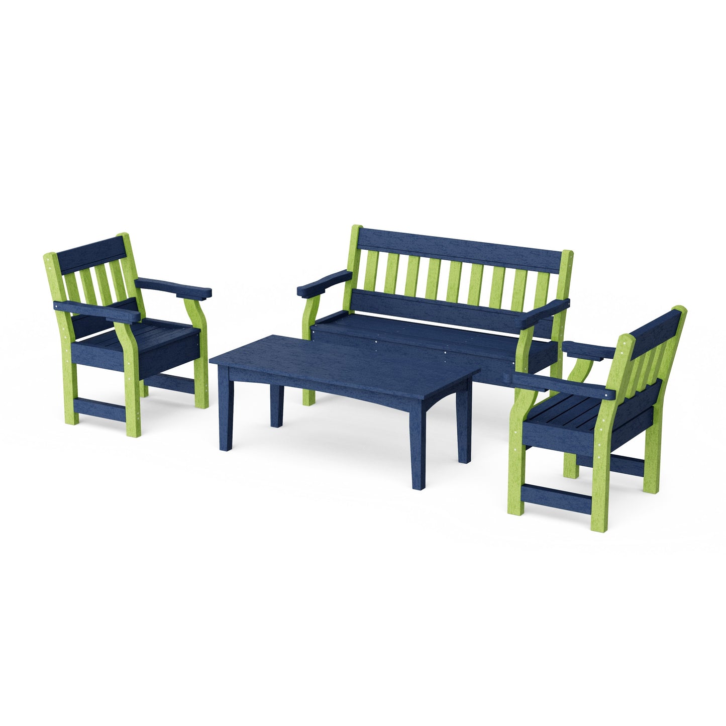 Heritage 4-Piece Garden Table and Bench Set