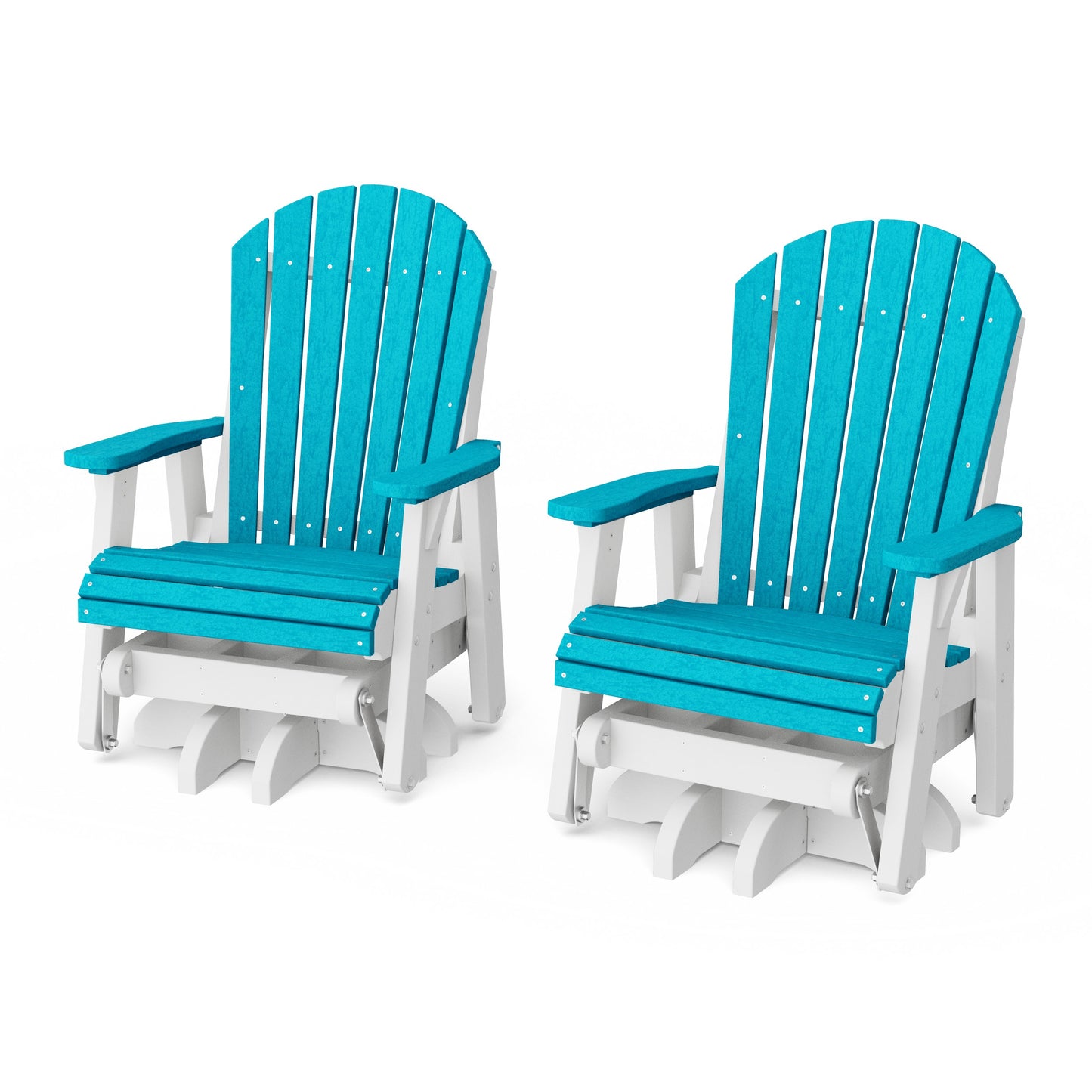 Heritage Adirondack Swivel Glider Chair Set of 2