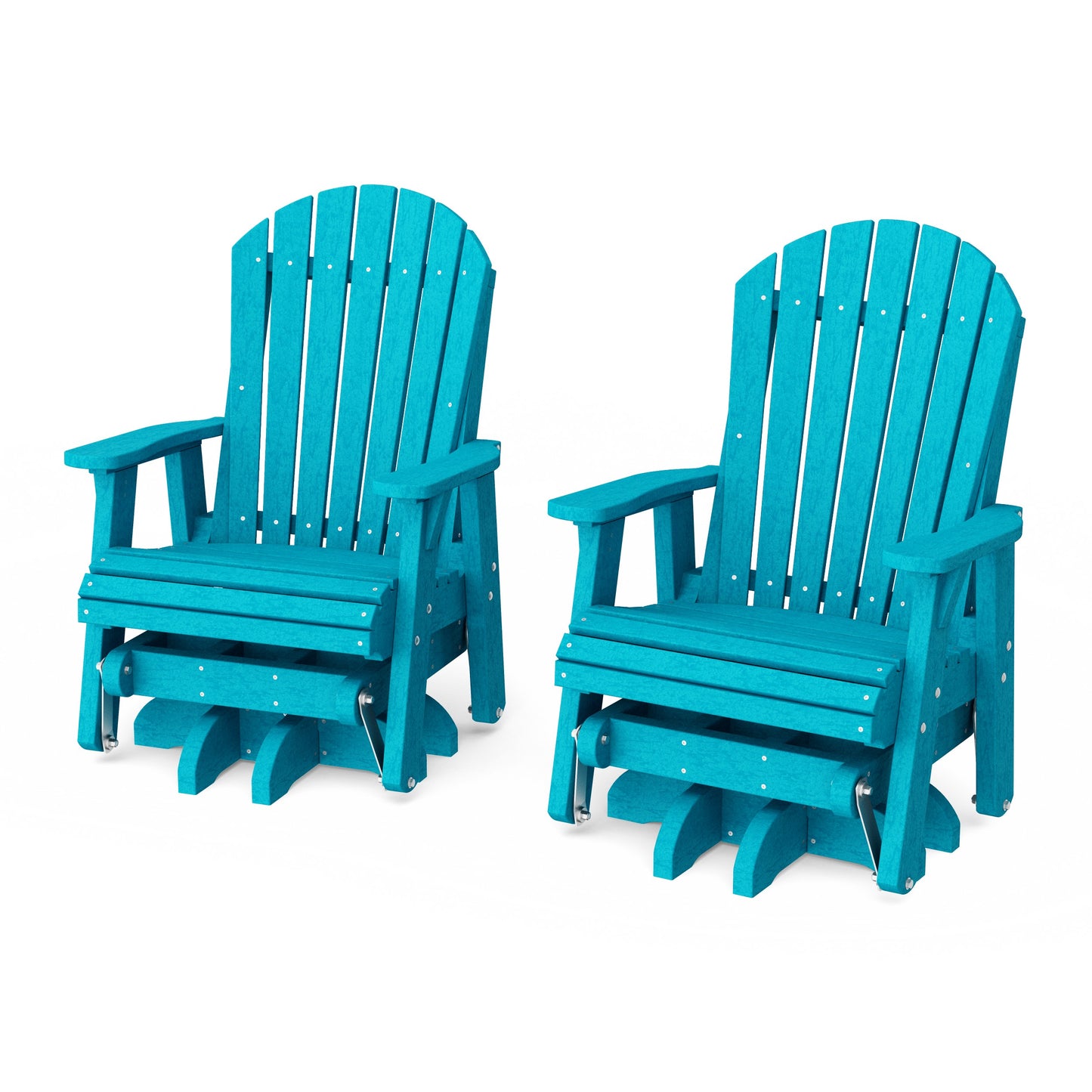 Heritage Adirondack Swivel Glider Chair Set of 2