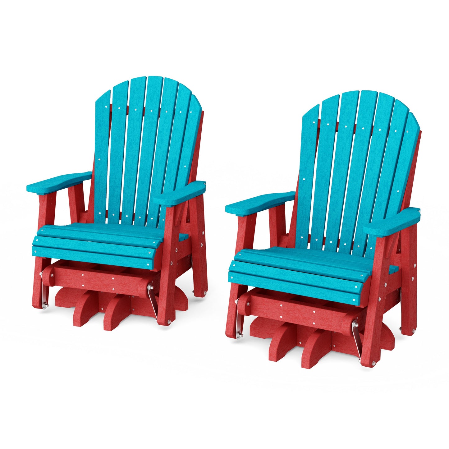 Heritage Adirondack Swivel Glider Chair Set of 2