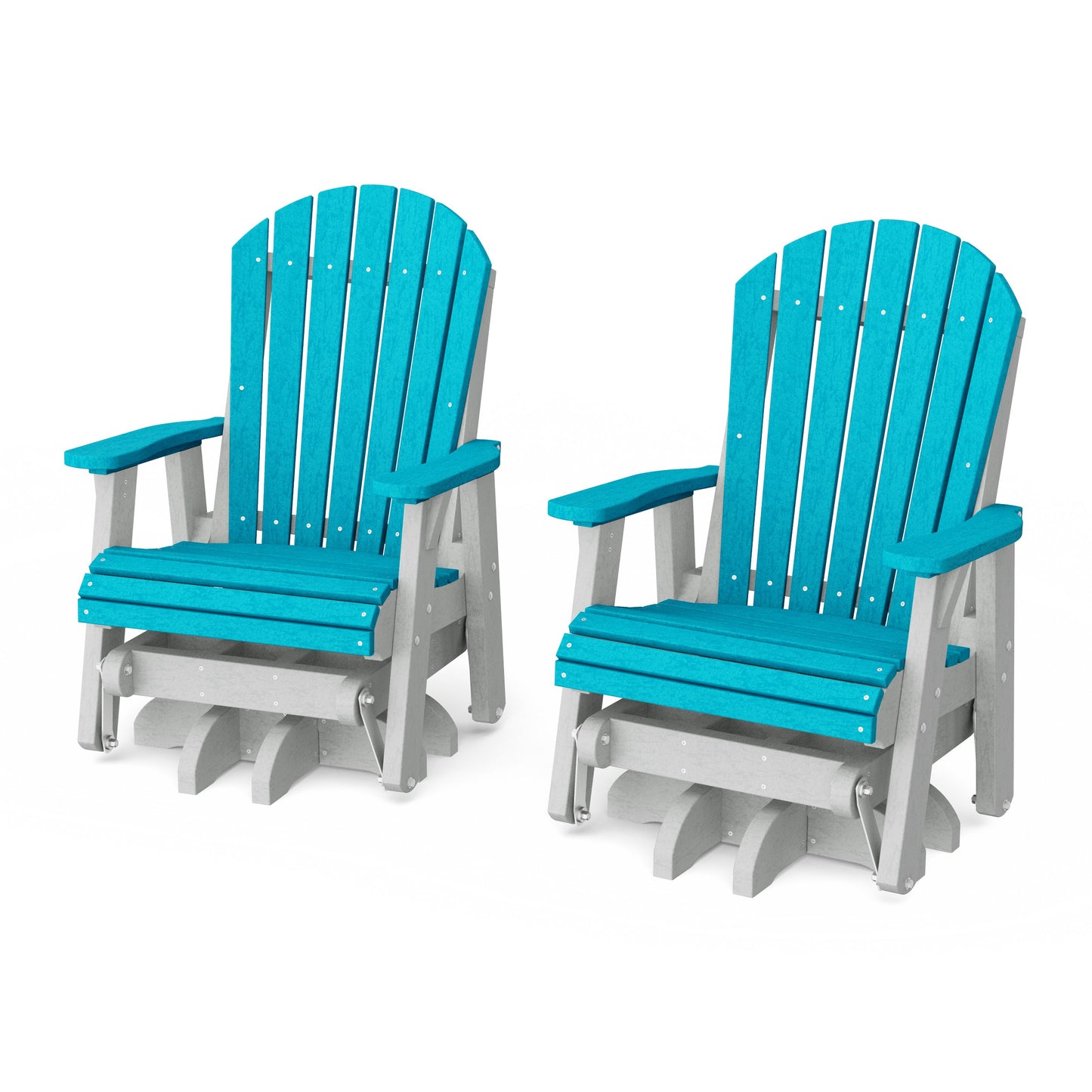 Heritage Adirondack Swivel Glider Chair Set of 2