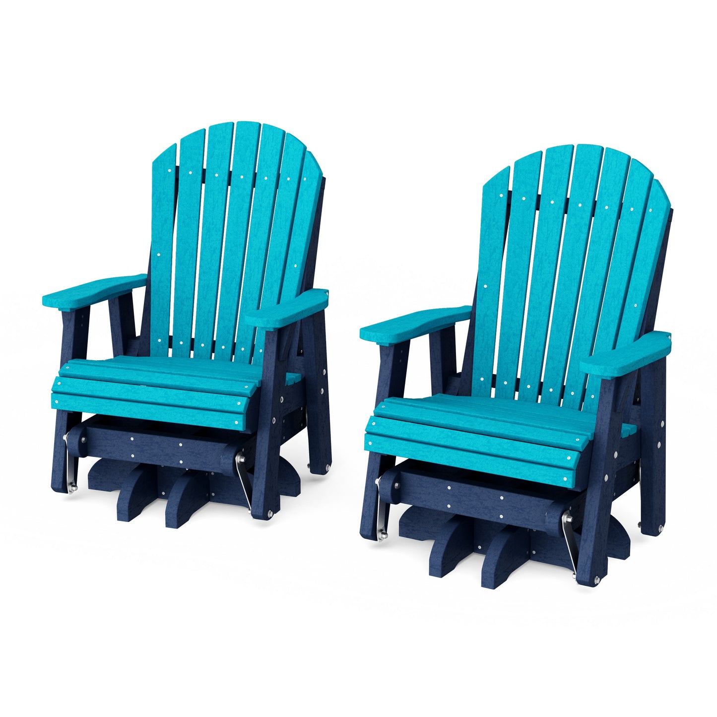 Heritage Adirondack Swivel Glider Chair Set of 2