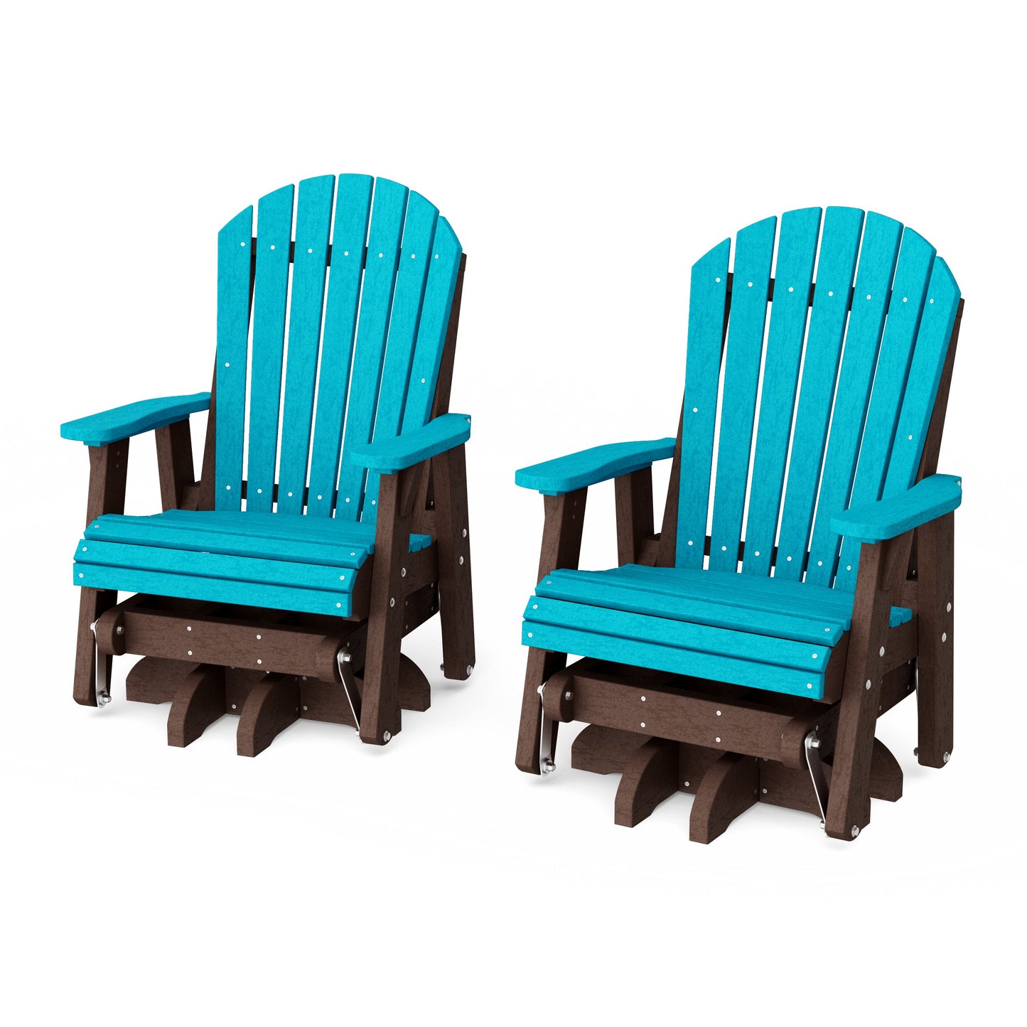 Heritage Adirondack Swivel Glider Chair Set of 2