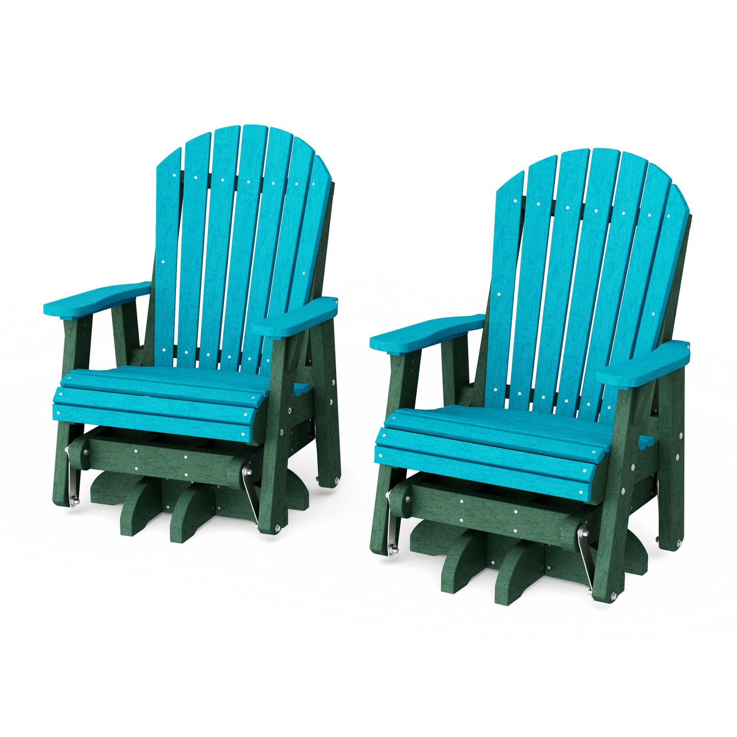 Heritage Adirondack Swivel Glider Chair Set of 2