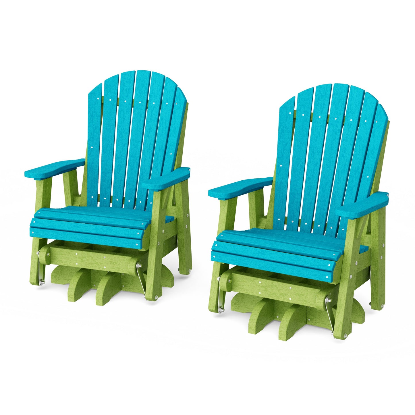 Heritage Adirondack Swivel Glider Chair Set of 2