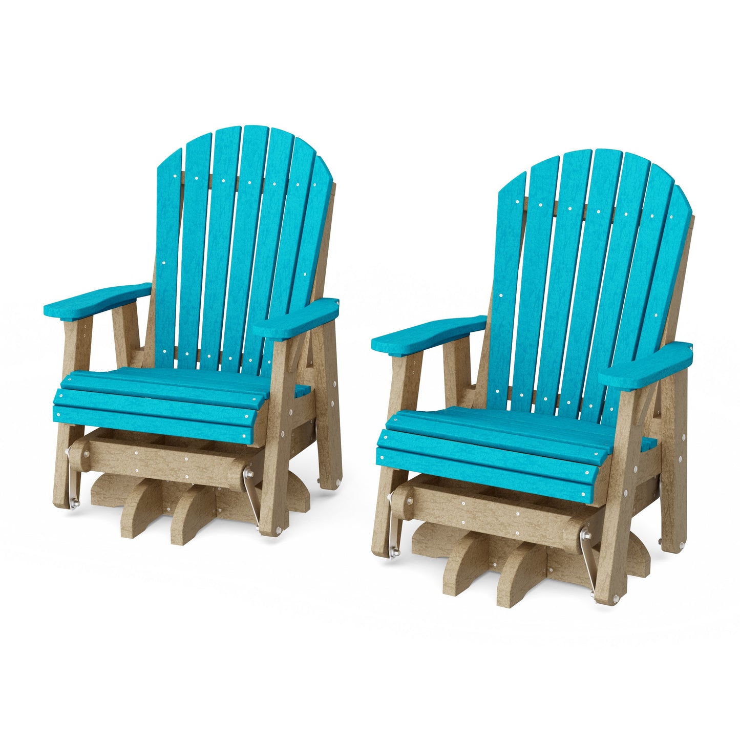 Heritage Adirondack Swivel Glider Chair Set of 2