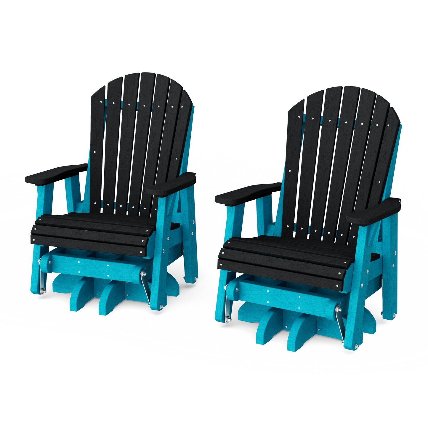 Heritage Adirondack Swivel Glider Chair Set of 2