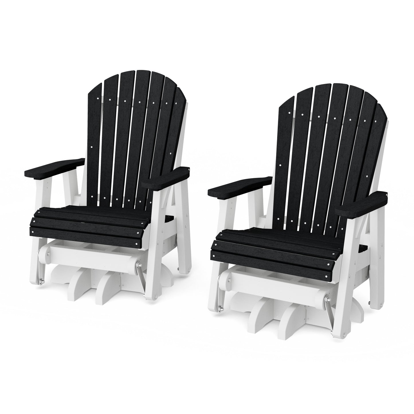 Heritage Adirondack Swivel Glider Chair Set of 2